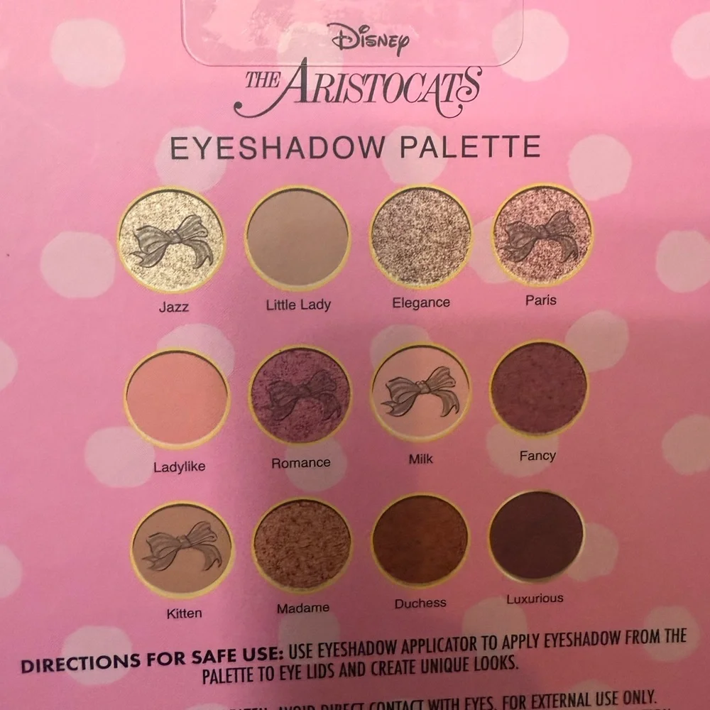 Disney’s The Aristocats Eyeshadow Palette, Aristocats Marie Eyeshadow Palette